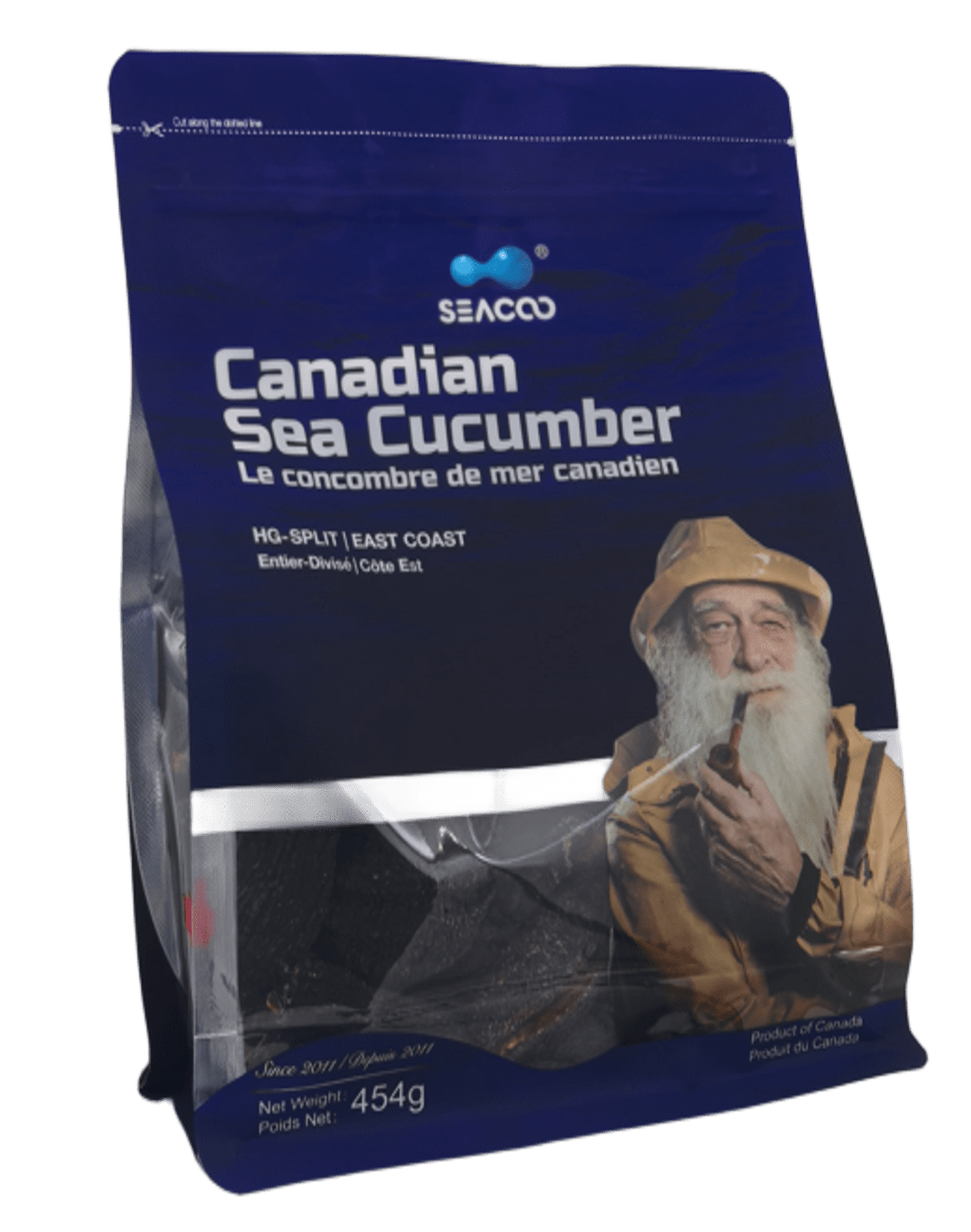 SEACOO Dried East Coast Sea Cucumber HG-Split 454g Bag