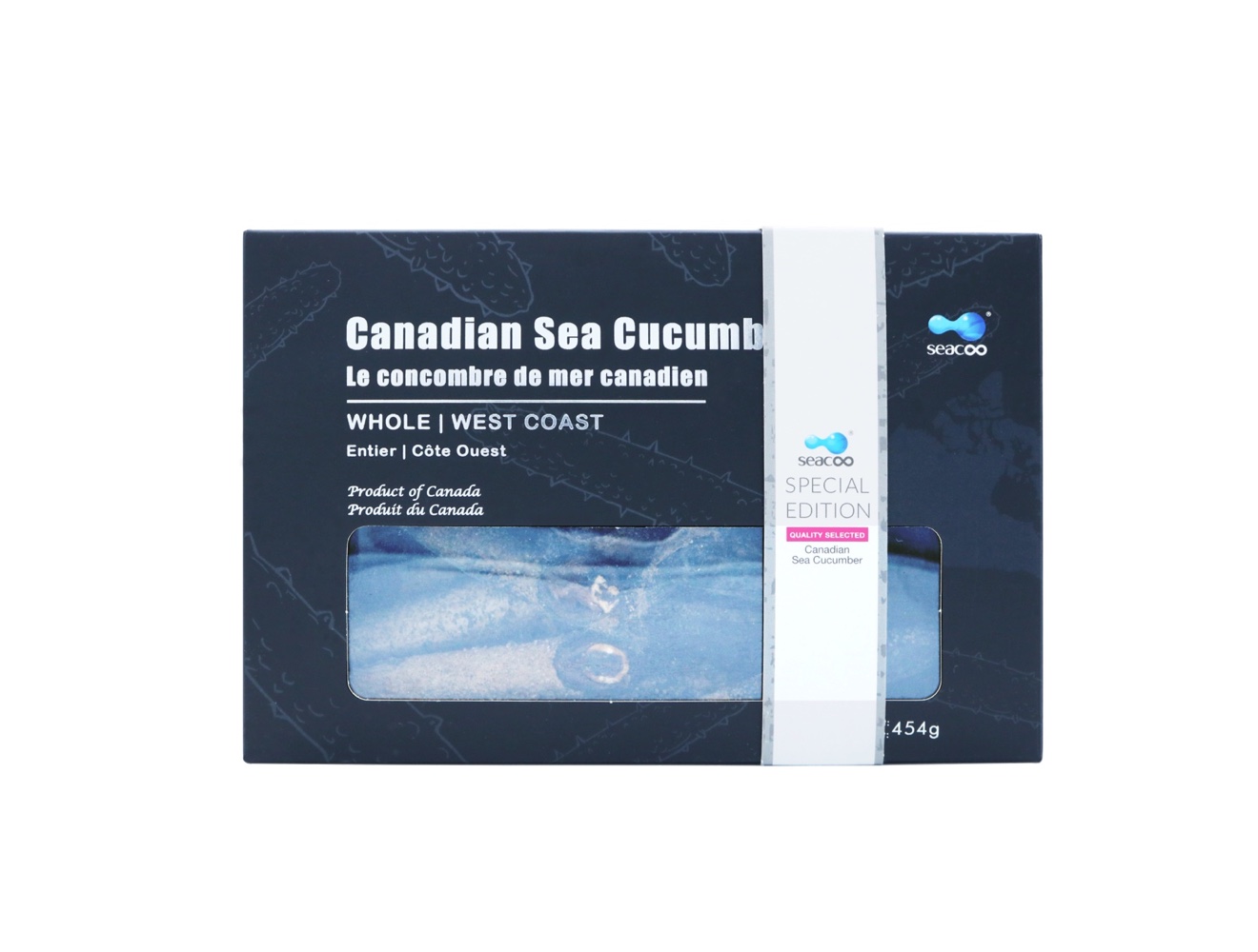 SEACOO Dried West Coast Sea Cucumber 454g Gift Box