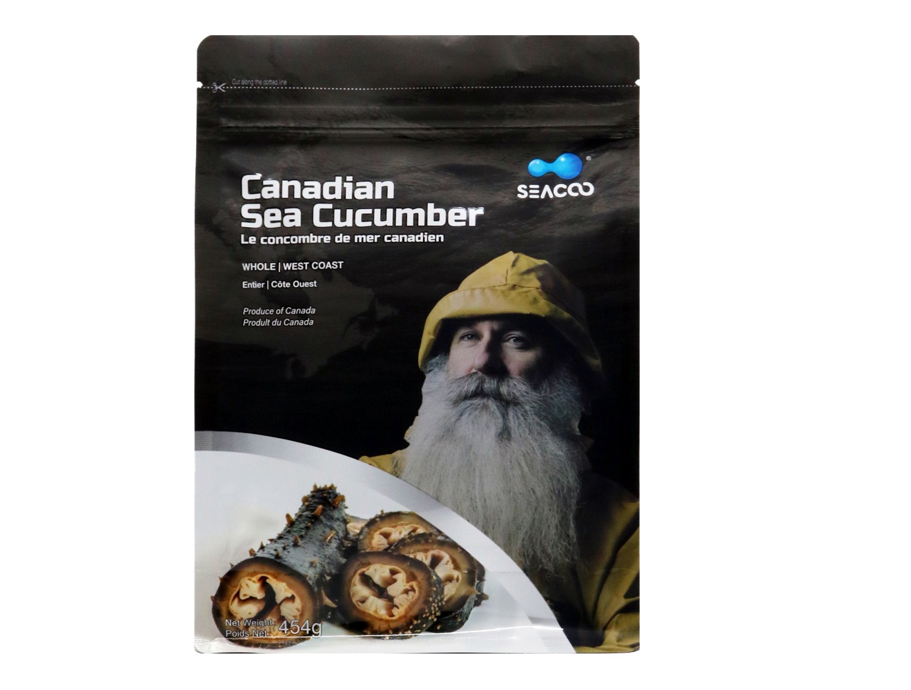SEACOO Dried West Coast Sea Cucumber 454g Bag