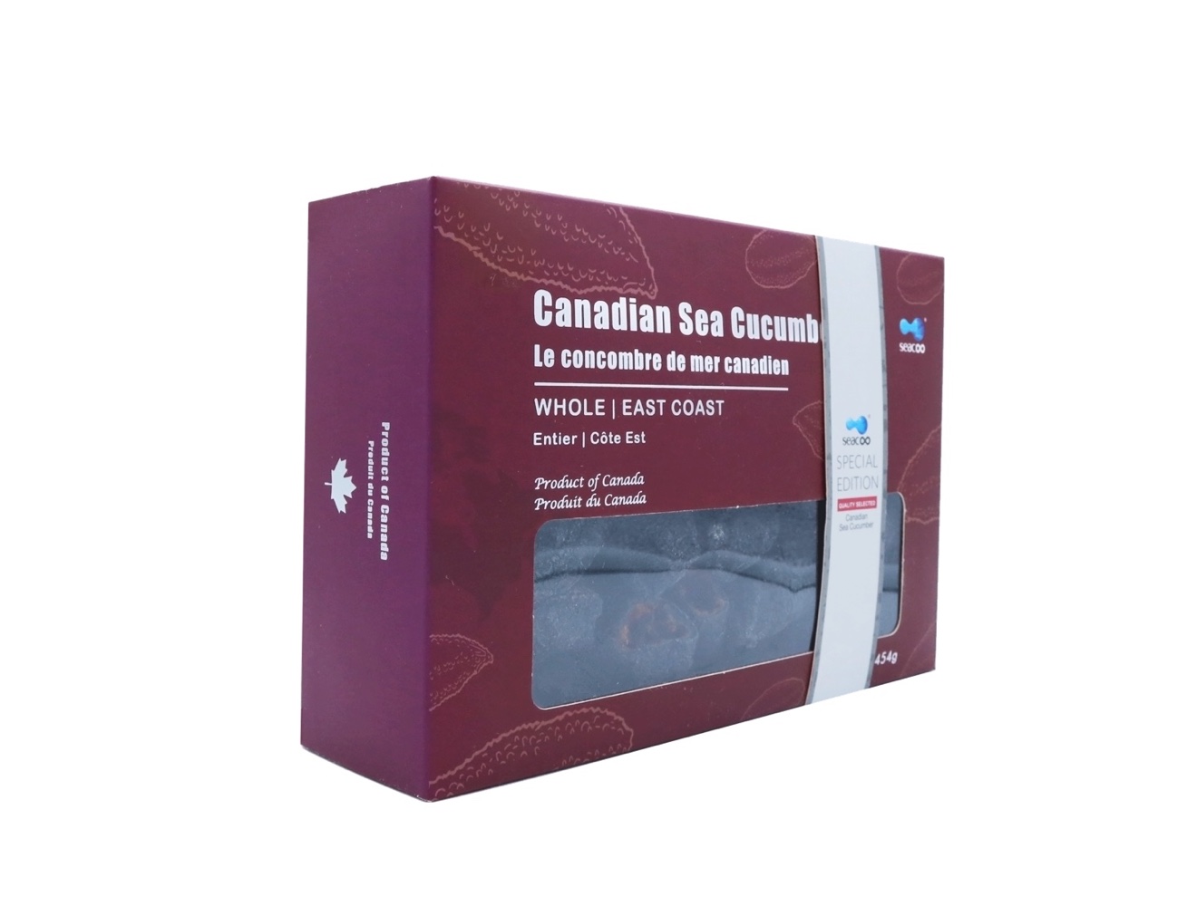 SEACOO Dried East Coast Sea Cucumber Whole 454g Gift Box